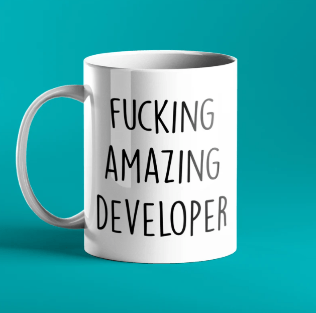 Fucking Amazing Developer Mug - Prickly Cards
