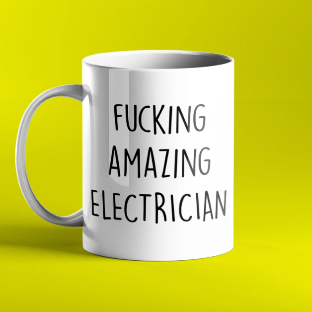 Fucking Amazing Electrician Gift Mug