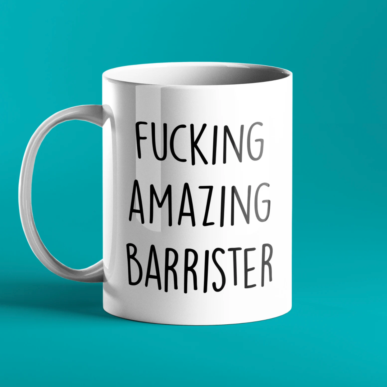 Personalised gift mug for barristers