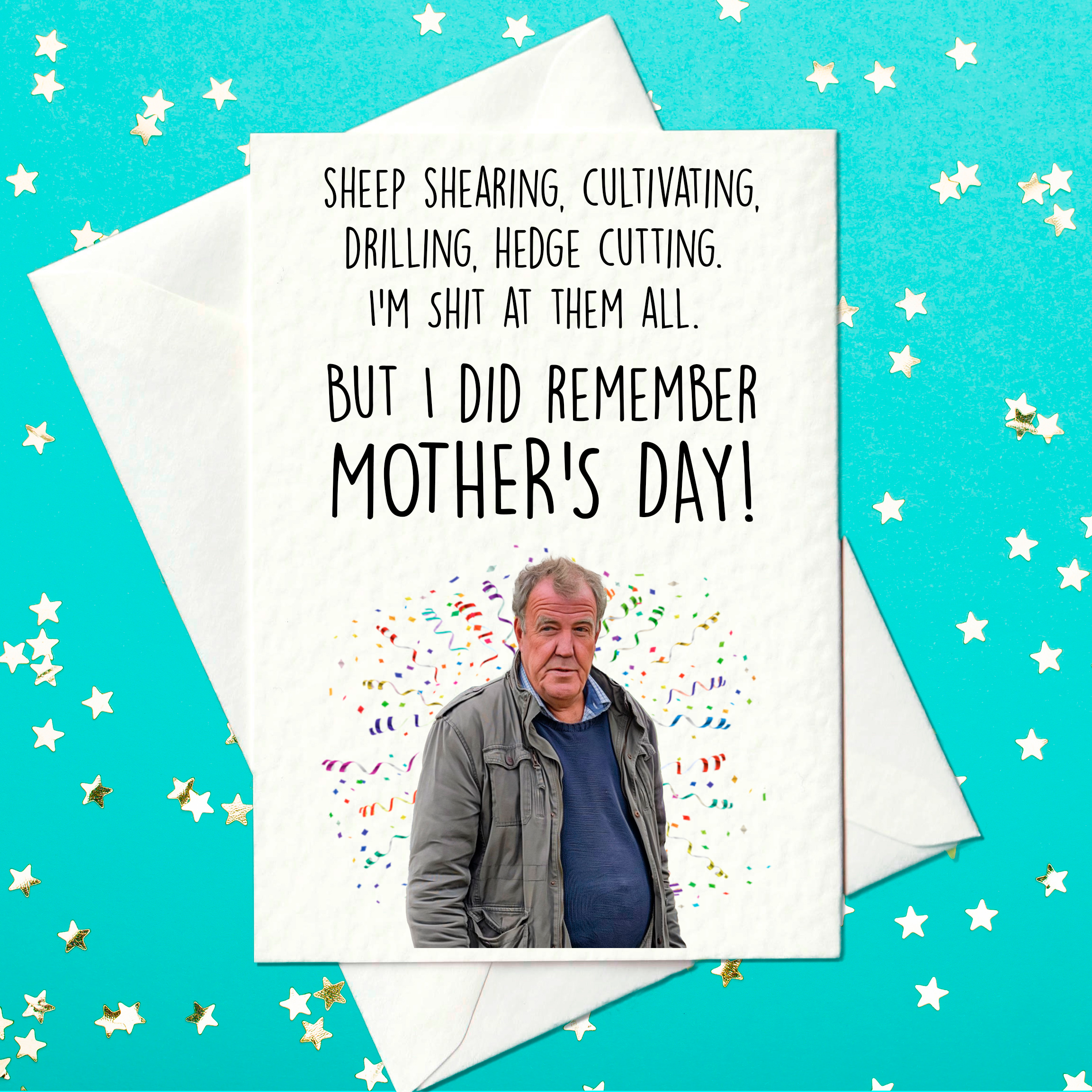 Clarkson's Farm Mother's Day card