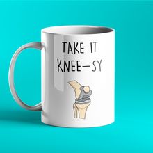 Load image into Gallery viewer, Take it Knee-sy - Funny Orthopaedic mug - Orthopod TKR