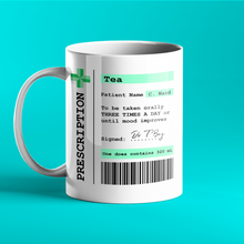 Load image into Gallery viewer, PRESCRIPTION TEA MUG - Personalised Mug