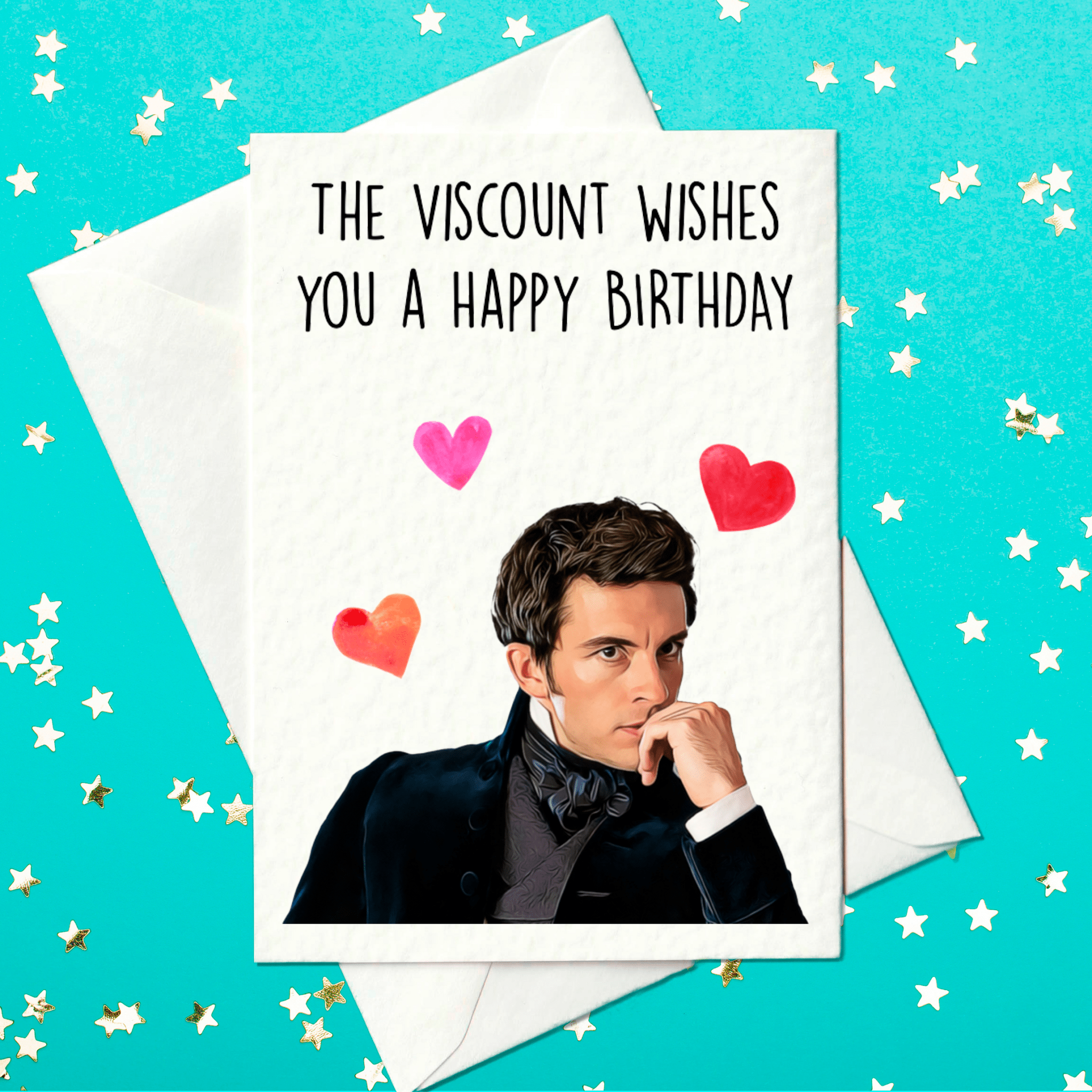 Viscount Bridgerton birthday card
