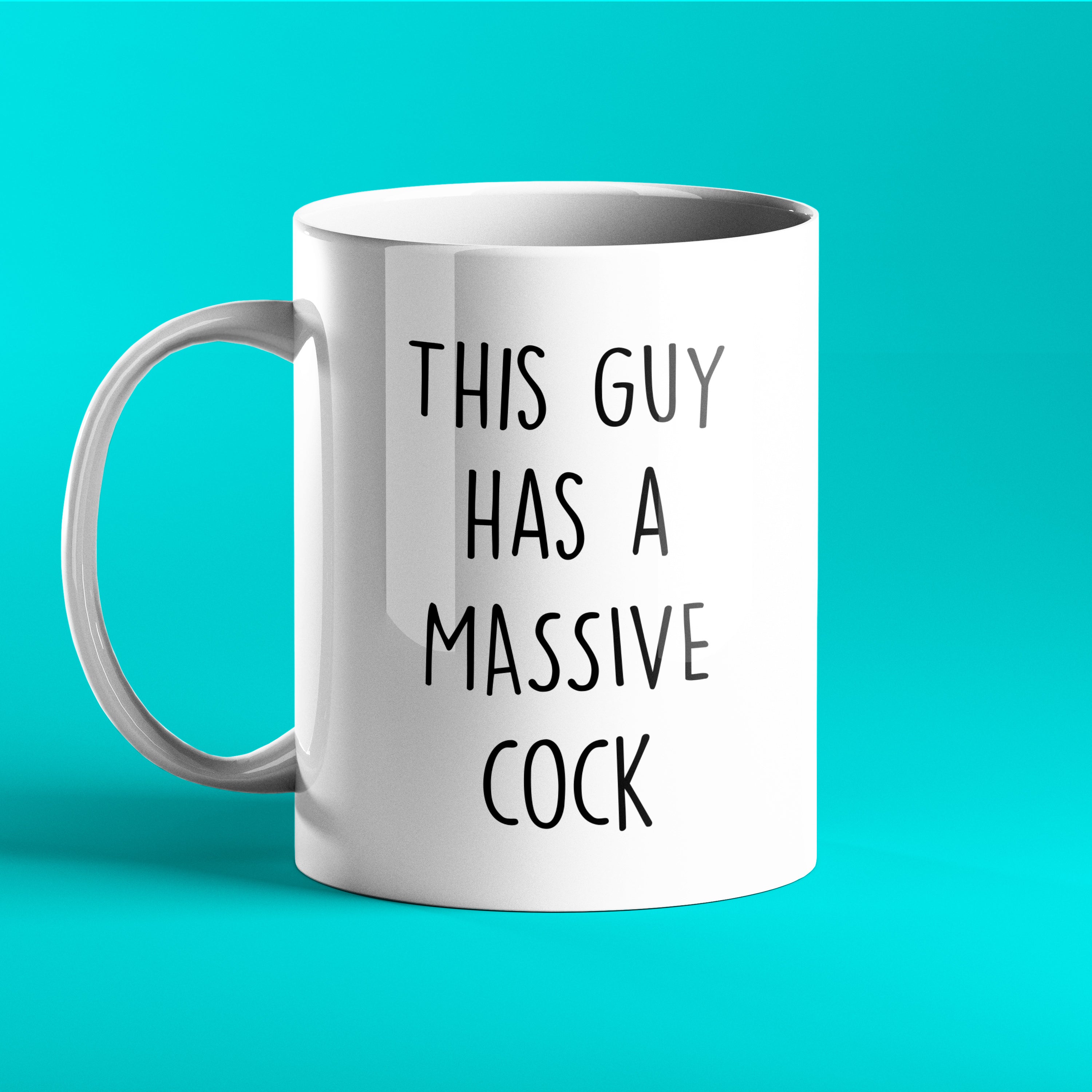 This guy has a massive cock - Valentine's Day Gift for Men - Prickly Cards