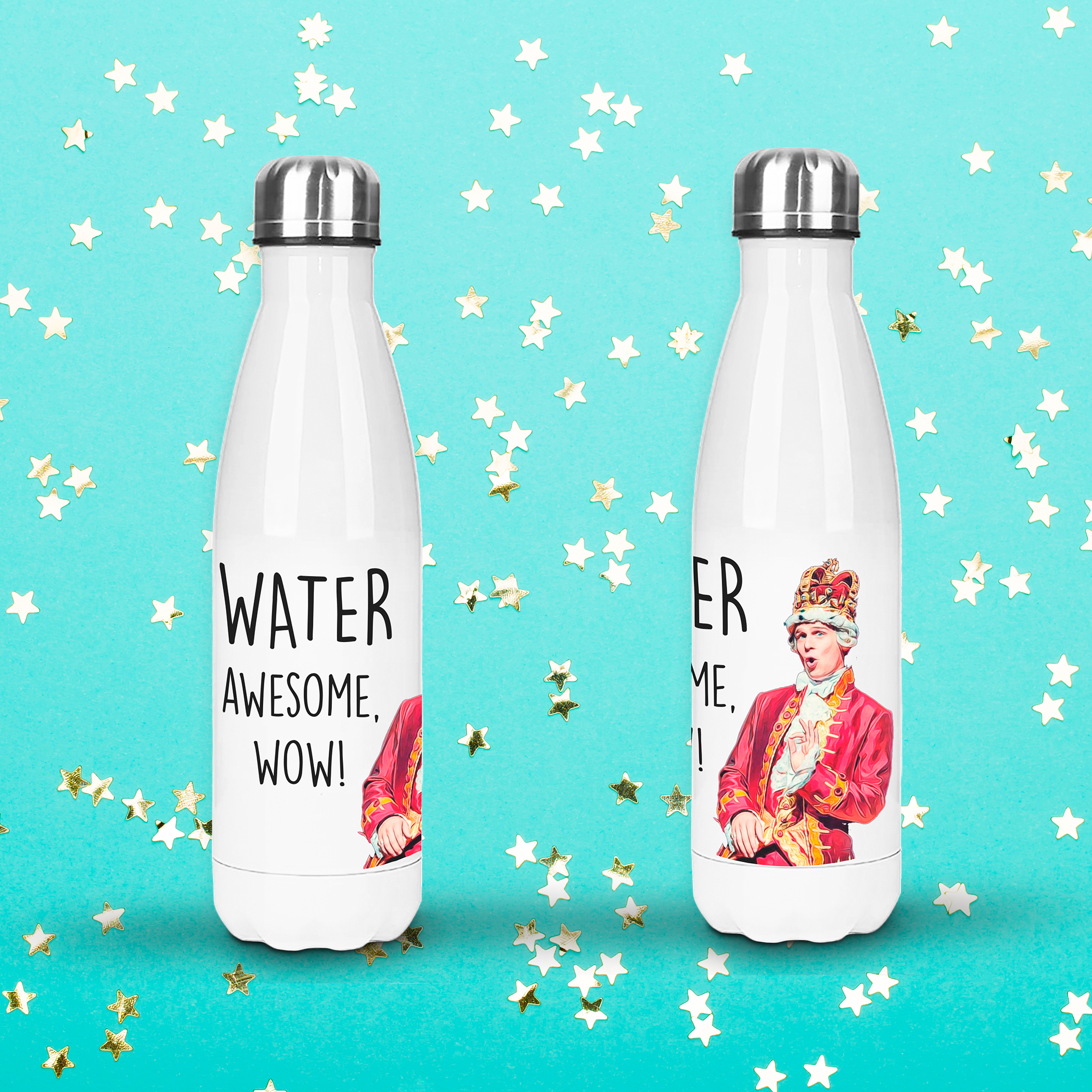 Hamilton The Musical Personalised water bottles - King George