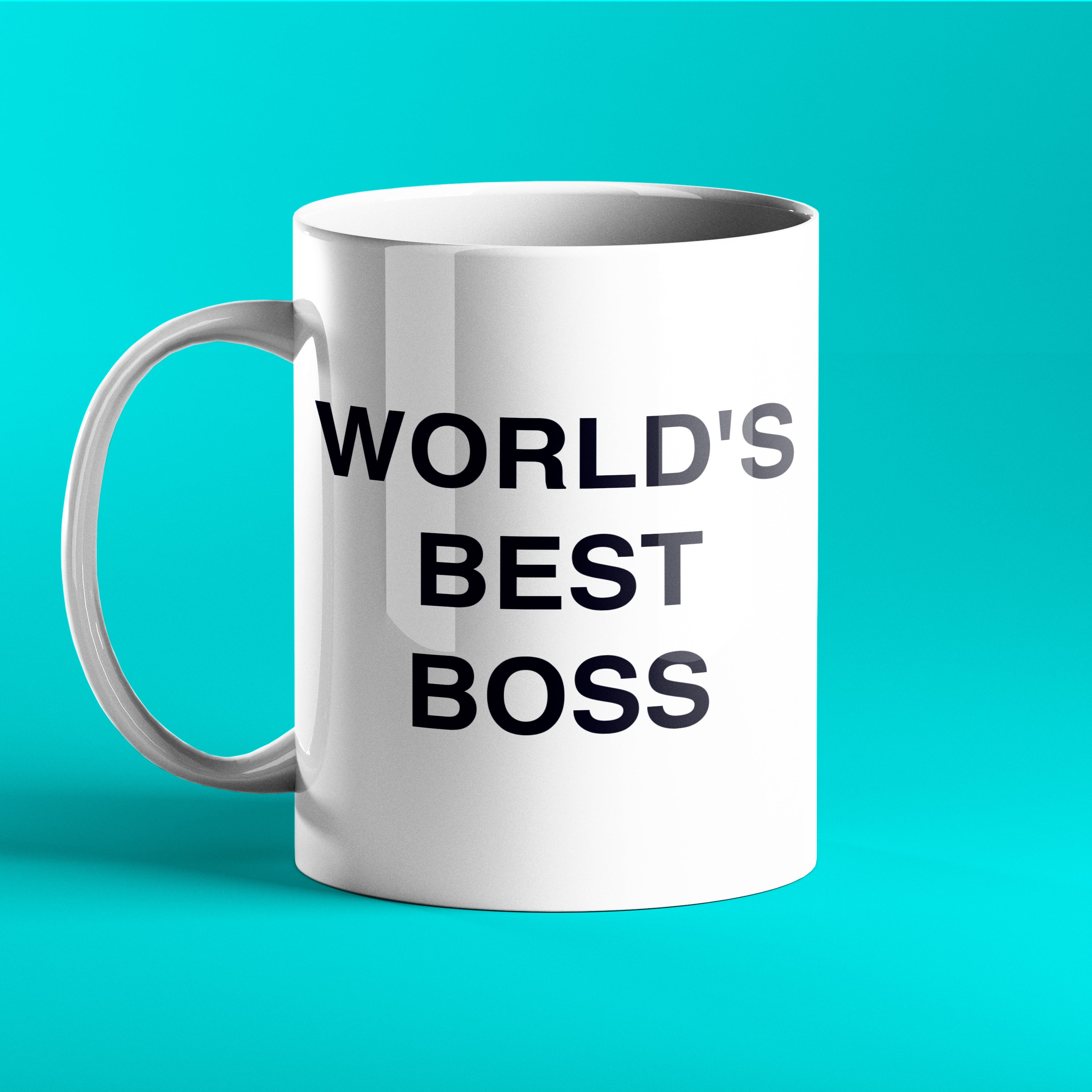 World's Best Boss - Funny Personalised Mug - Prickly Cards