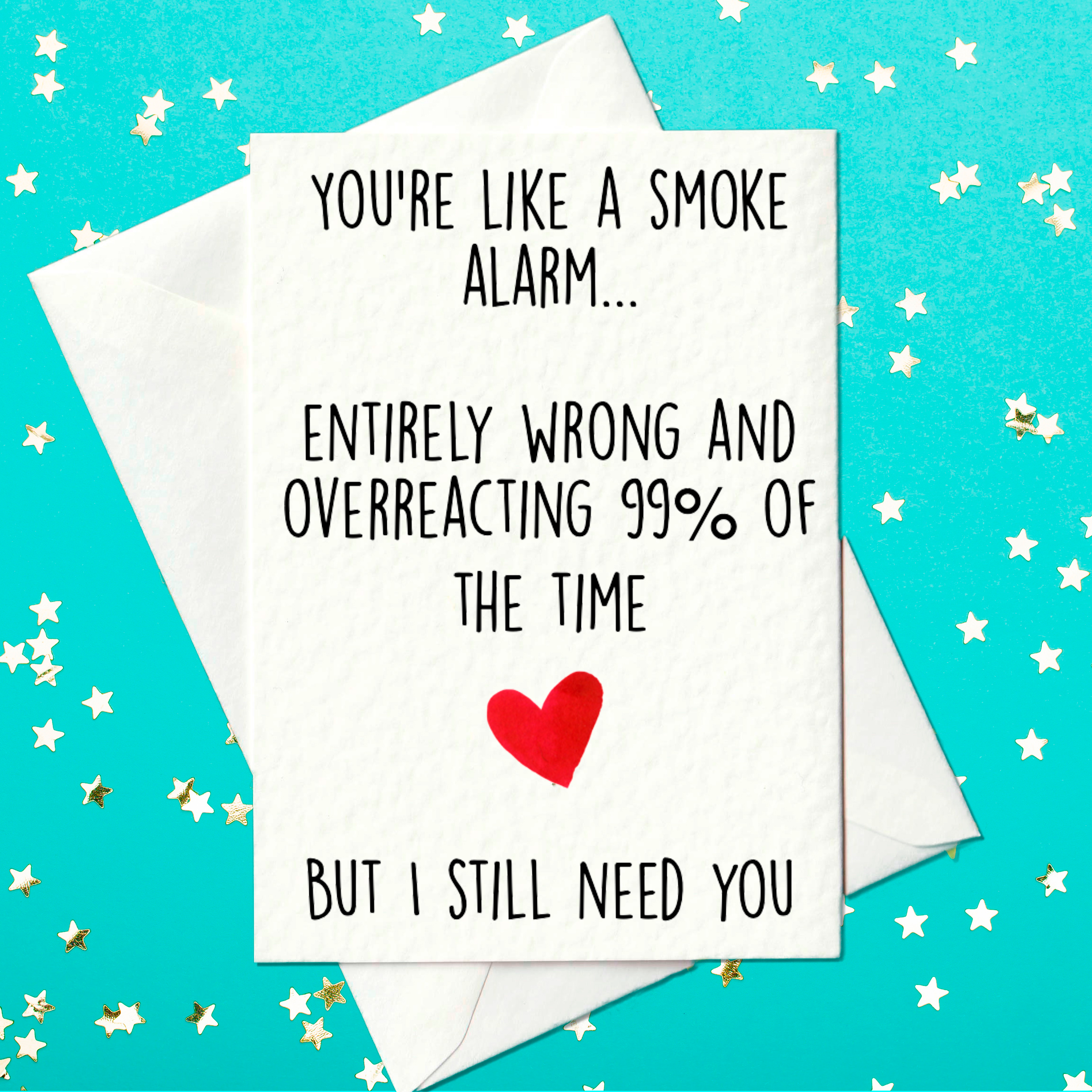 Funny card for couples