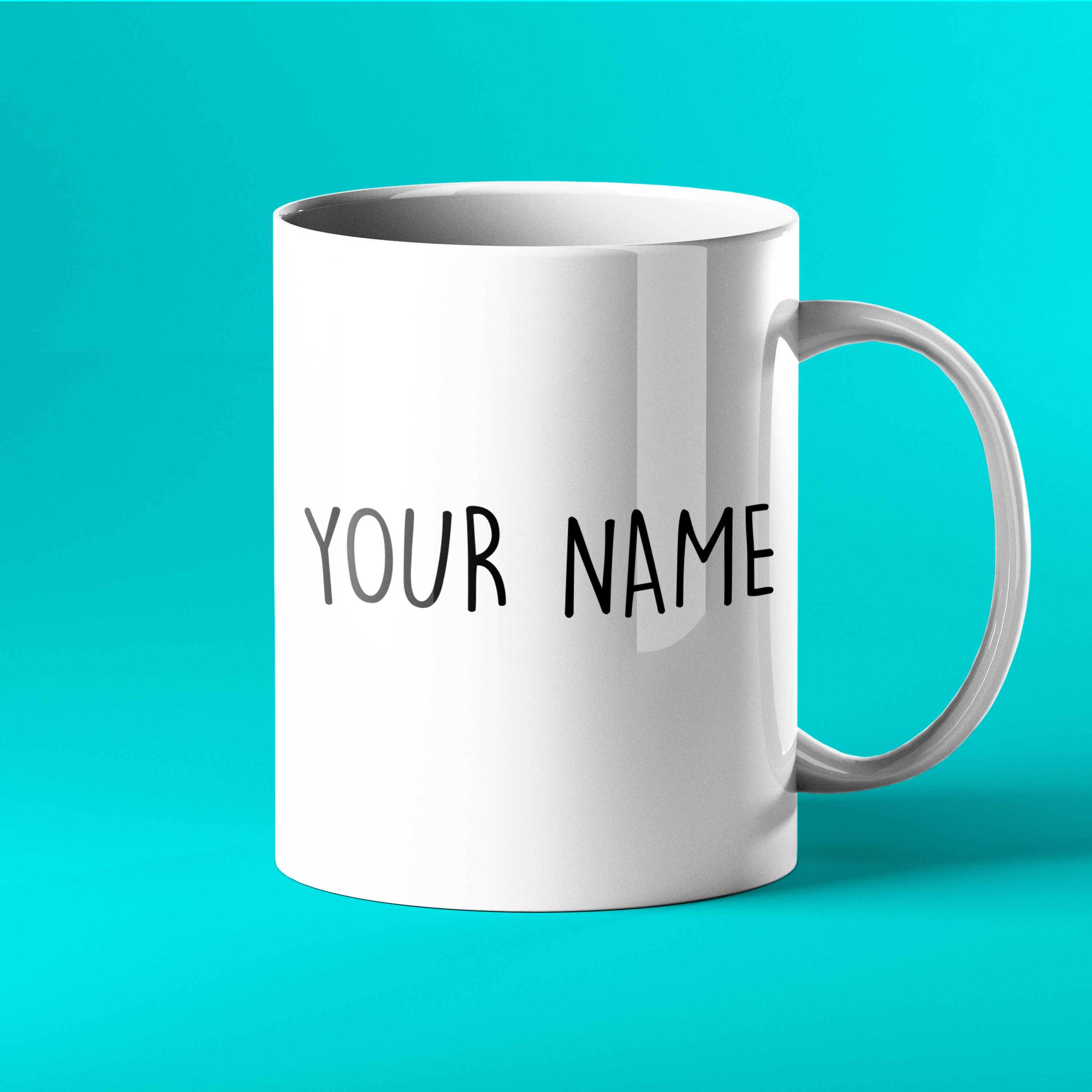 Personalised coffee mug