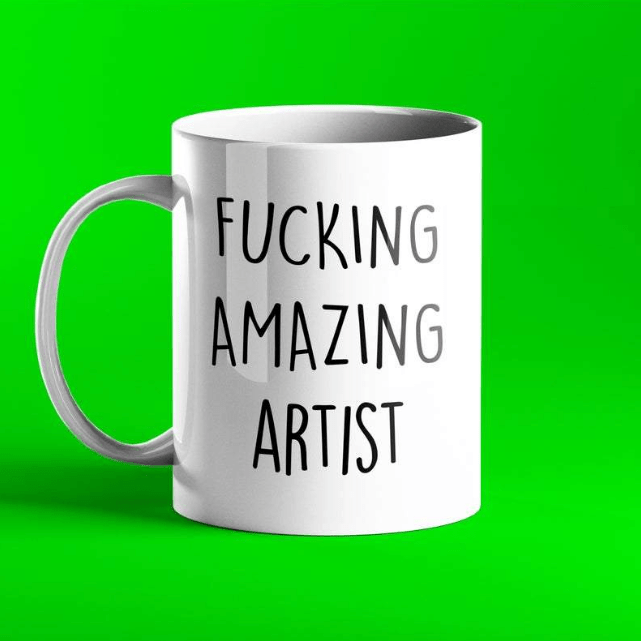 Fucking Amazing Artist Mug - Gift for Artists - Prickly Cards