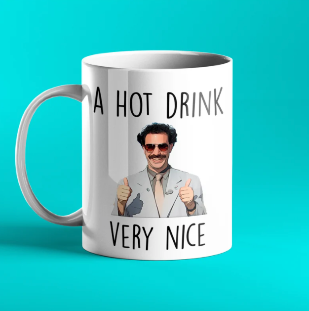 Borat gift mugs - personalised