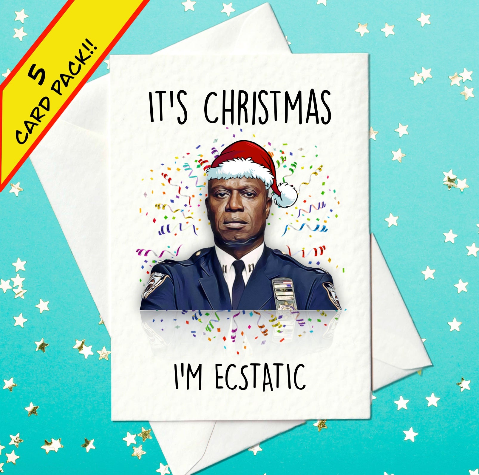 Brooklyn Nine Nine Captain Holt Christmas card pack