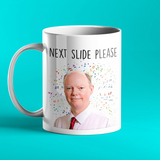 Chris Whitty 'Next Slide Please' Personalised Gift Mug