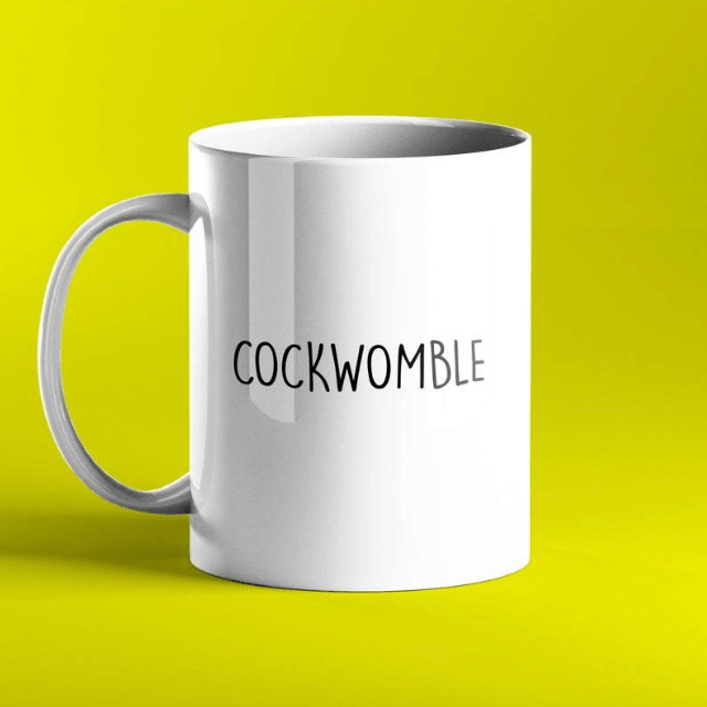 Cockwomble - Funny Personalised Mug - Prickly Cards
