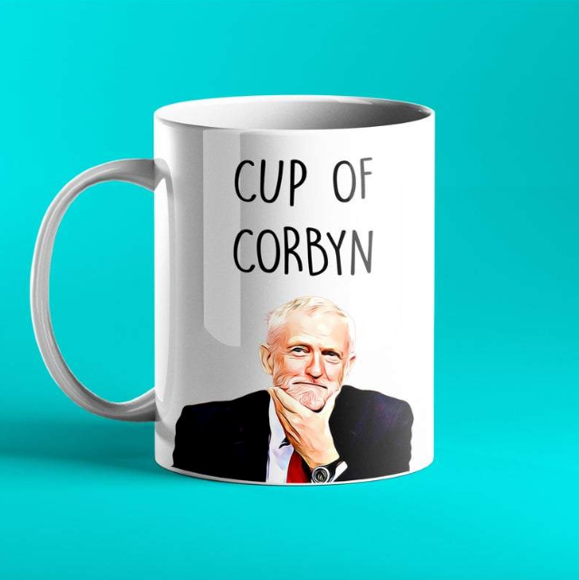 Cup of Corbyn - Jeremy Corbyn Mug - Prickly Cards