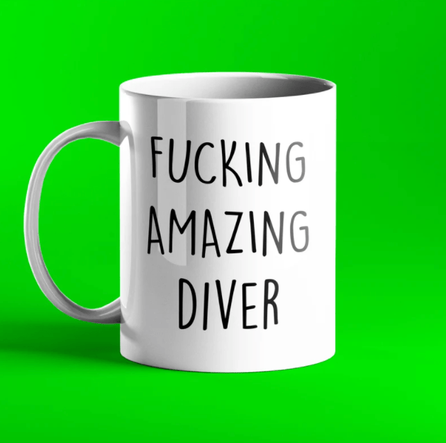 Fucking Amazing Diver Mug - Prickly Cards