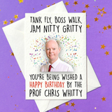 Funny Chris Whitty Birthday Card (A6)