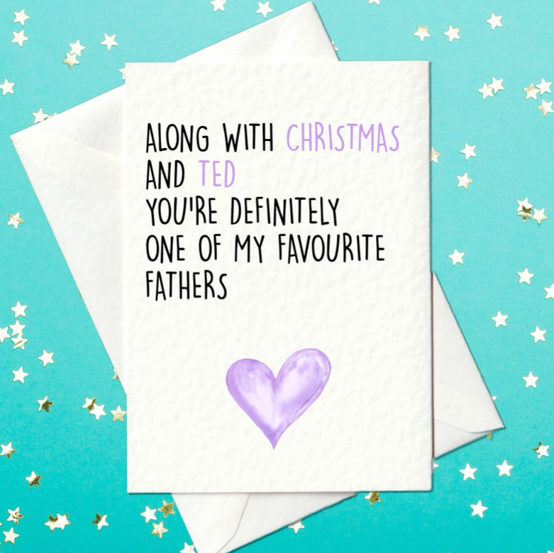 Funny Father's Day card favourite father