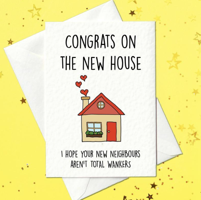 Funny New Home Card