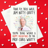 Funny Chris Whitty Valentine's day card