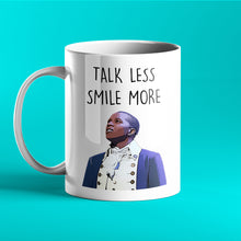 Load image into Gallery viewer, Hamilton The Musical Gift Mug – Burr, &#39;Talk Less, Smile More&#39; – Personalised