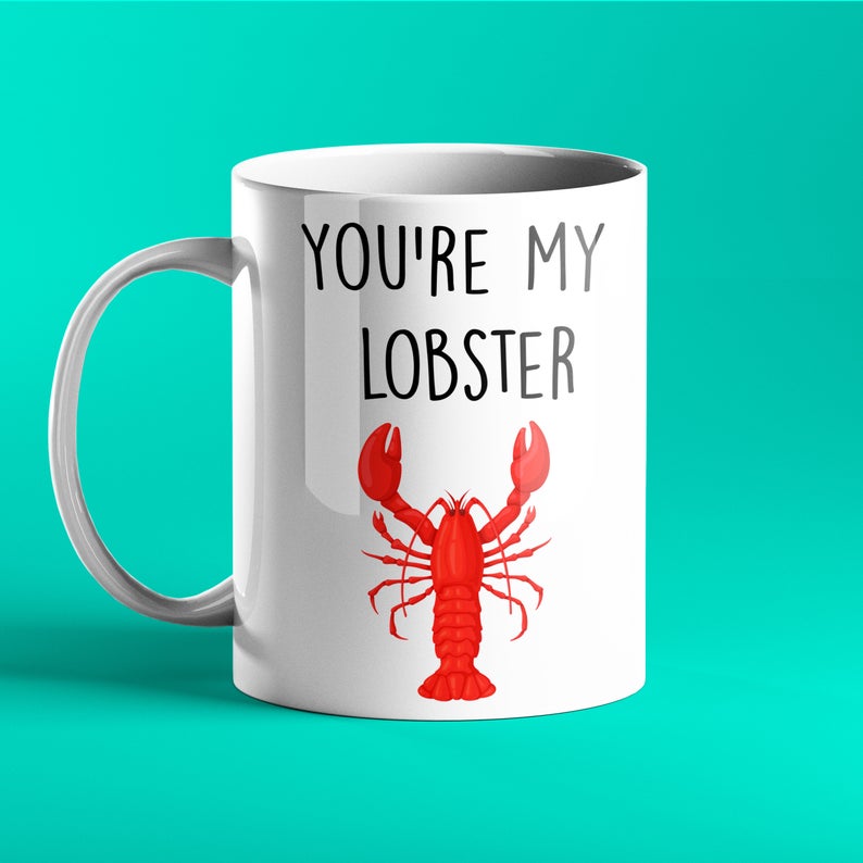 You're My Lobster - Personalised Mug for Him and Her - Prickly Cards