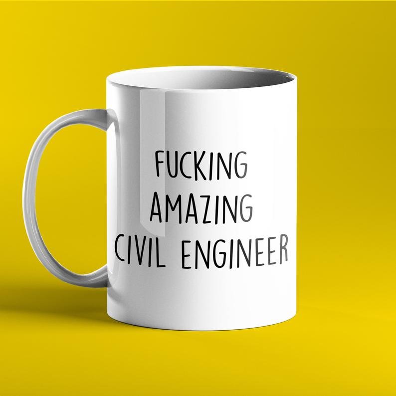 Fucking Amazing Civil Engineer Mug - Prickly Cards