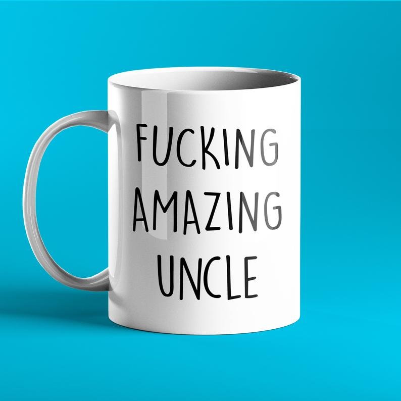 Fucking Amazing Uncle Personalised Mug - Prickly Cards
