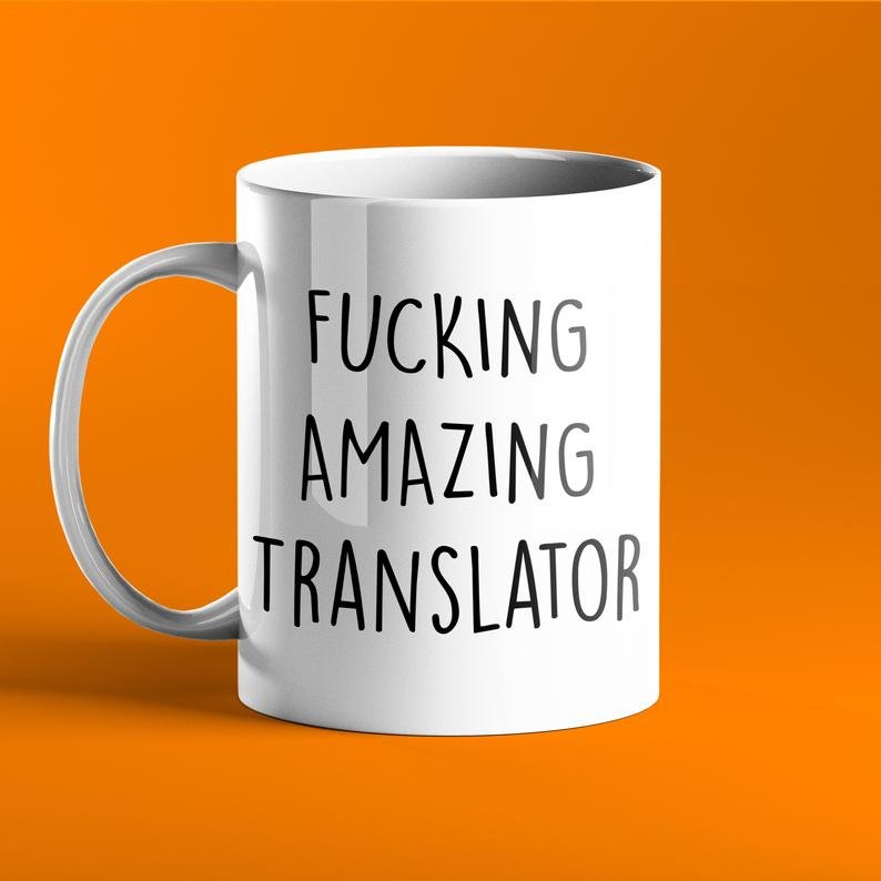 Fucking Amazing Translator Personalised Mug - Prickly Cards