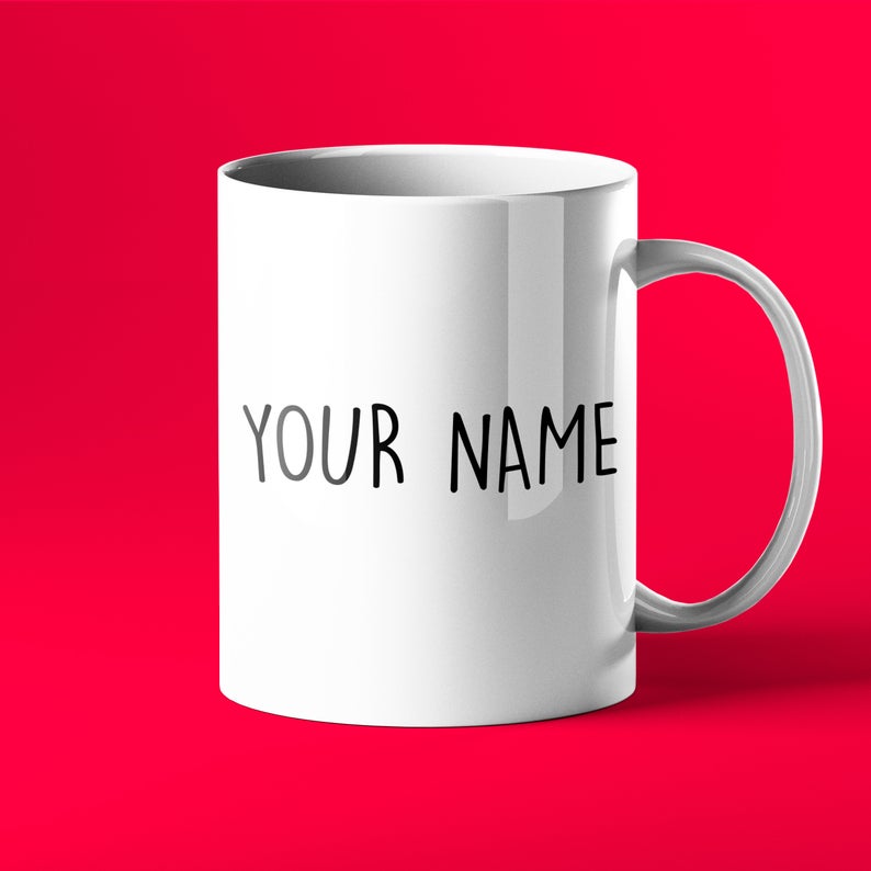 Personalised Nice Tits - Funny Personalised Mug for Her - Prickly Cards