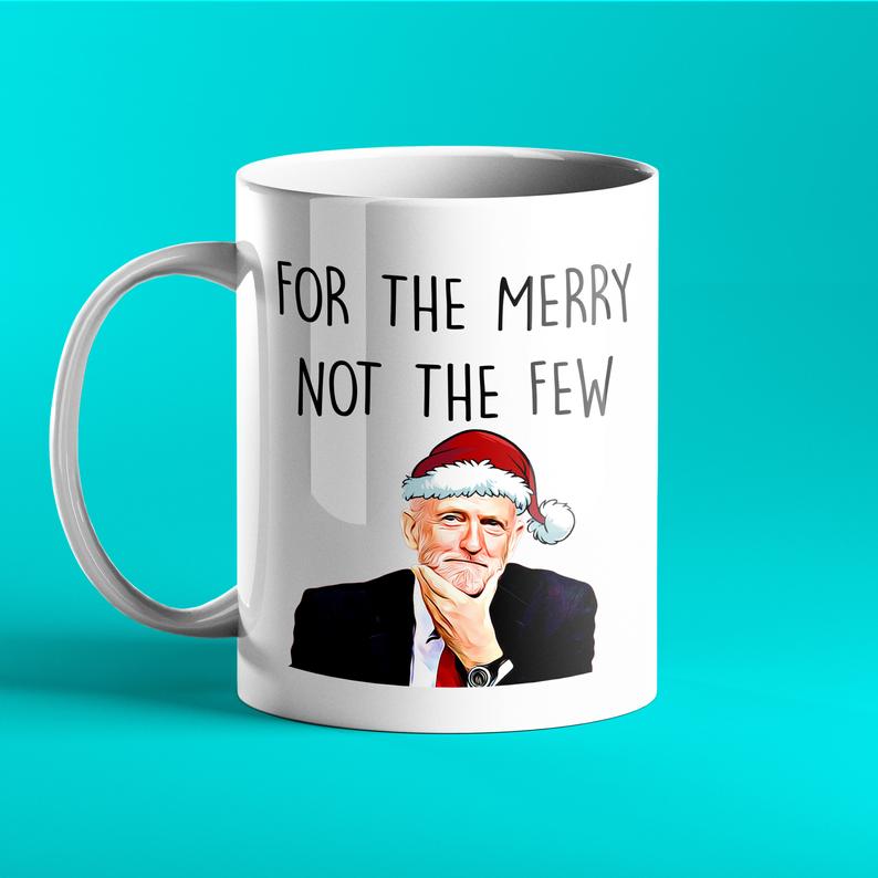 For The Merry Not The Few - Jeremy Corbyn Mug - Prickly Cards