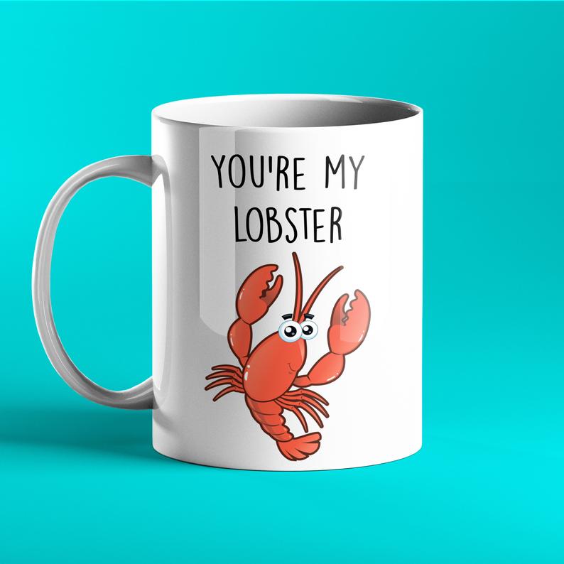 You're My Lobster Personalised Gift Mug