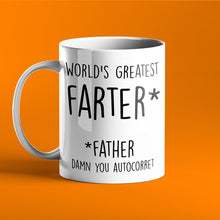 Load image into Gallery viewer, World&#39;s Greatest Farter Gift Mug - Funny Father&#39;s Day Gift