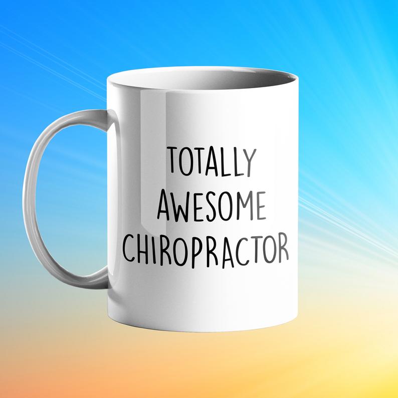 Totally Awesome Chiropractor Personalised Gift Mug - Chiropractor gift - Prickly Cards