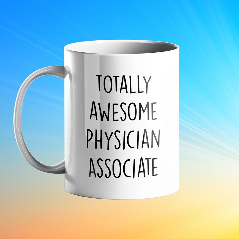 Totally Awesome Physician Associate Mug - Personalised gift for physician associate - Prickly Cards