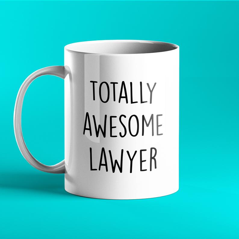 Totally Awesome Lawyer Personalised Gift Mug