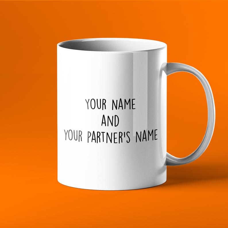 Our 10th Anniversary - Personalised Funny Mug for Couples