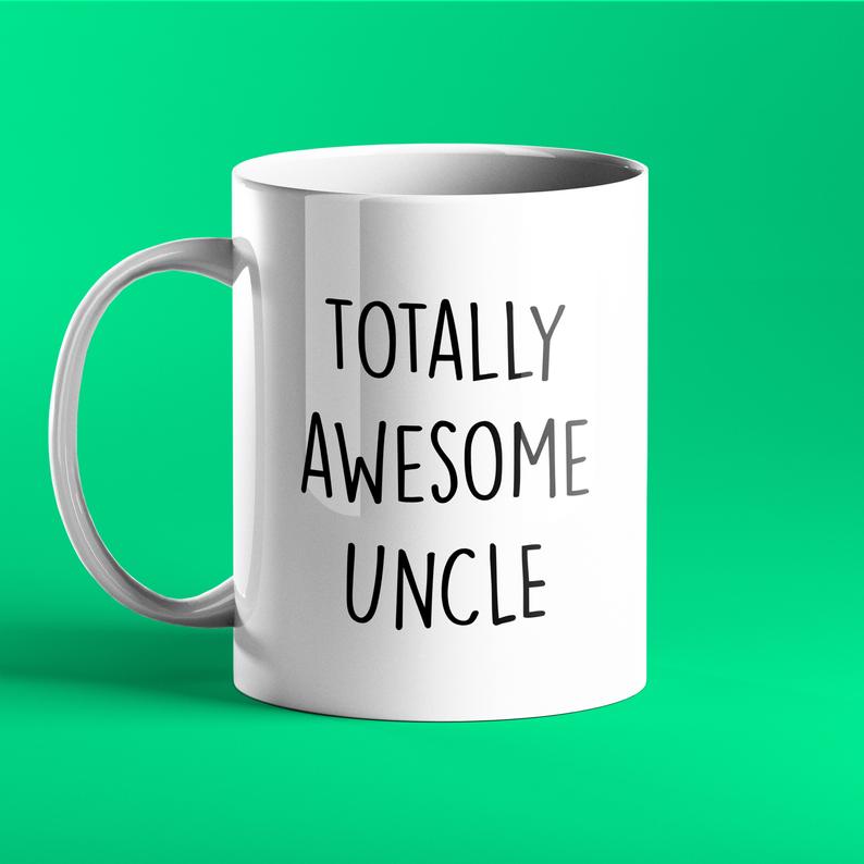 Totally Awesome Uncle Personalised Gift Mug