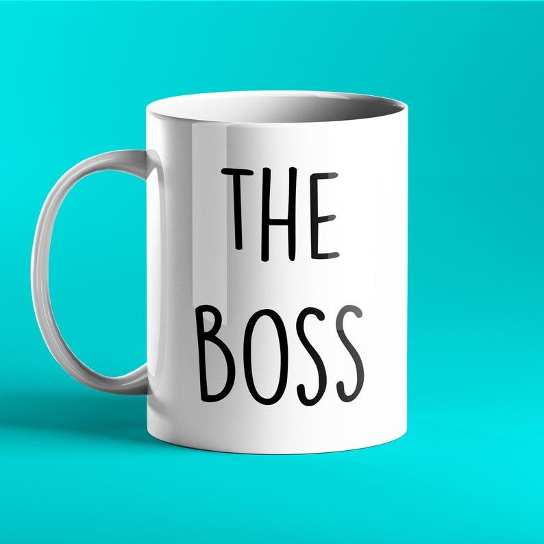 The Boss - Funny Personalised Mug - Prickly Cards