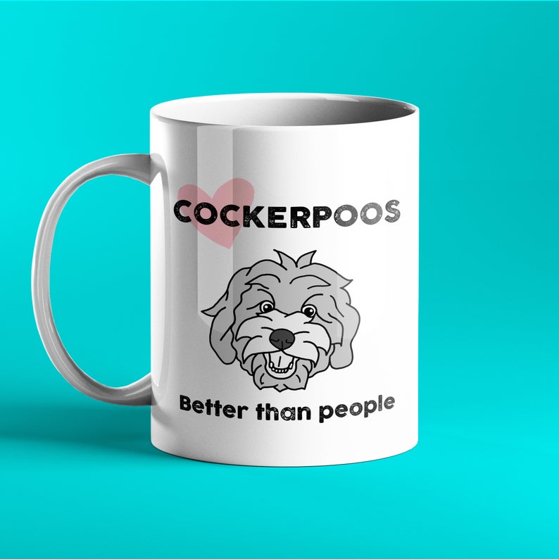 Personalised Cockerpoo Gift Mug - Prickly Cards