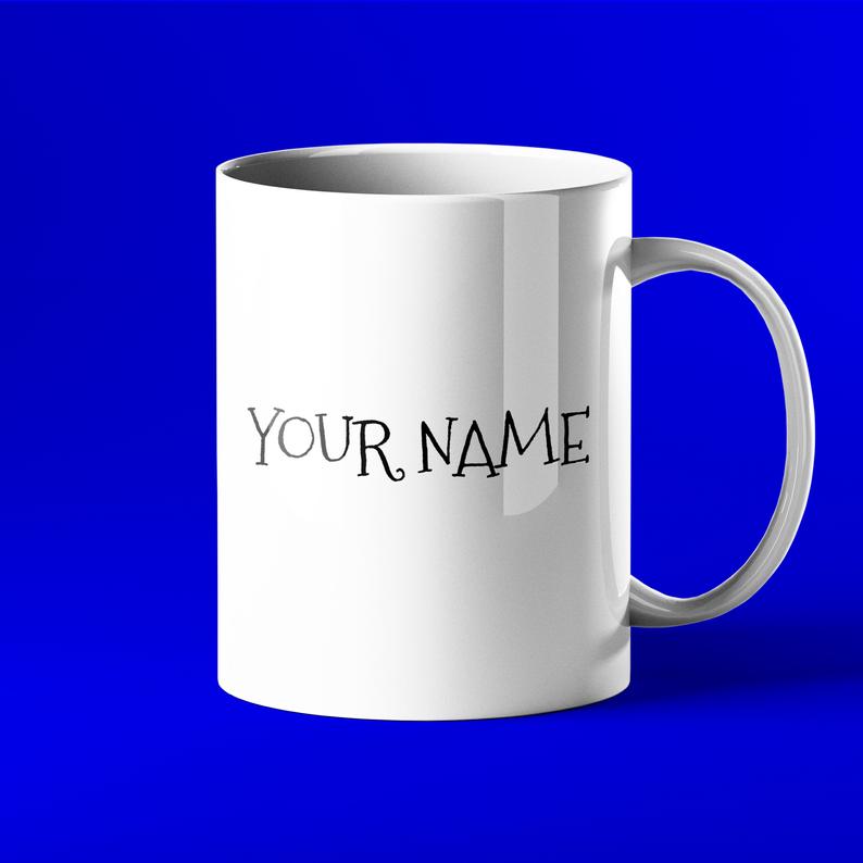 Rude Dolf 'Fuck Off'- Rude, Personalised Gift Mug - Ideal for Secret Santa - Prickly Cards