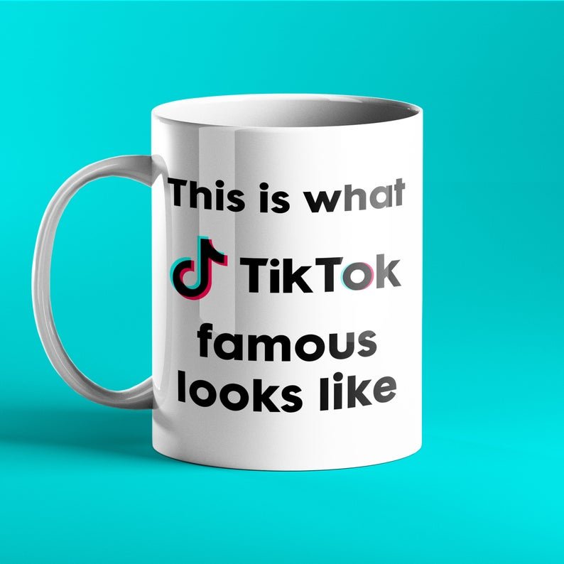 This Is What TikTok Famous Looks Like - TikTok Mug - Personalised - Prickly Cards