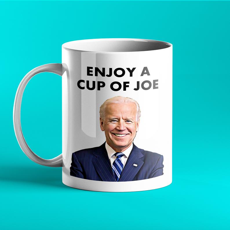 Personalised Enjoy A Cup Of Joe - Joe Biden Coffee Mug - US President - Prickly Cards