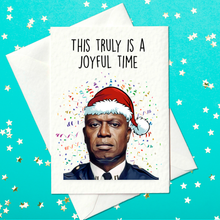 Load image into Gallery viewer, Captain Holt Christmas Card Brooklyn Nine-Nine – This truly is a joyful time