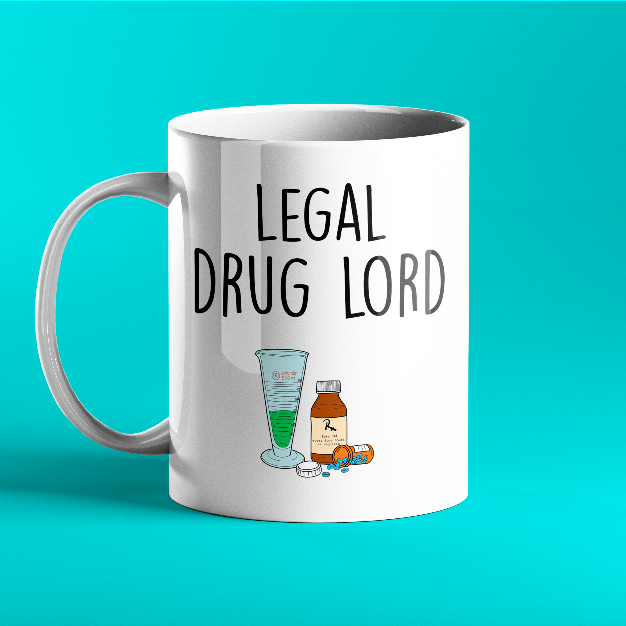 Legal Drug Lord - Gift for pharmacists.......and drug lords - Prickly Cards