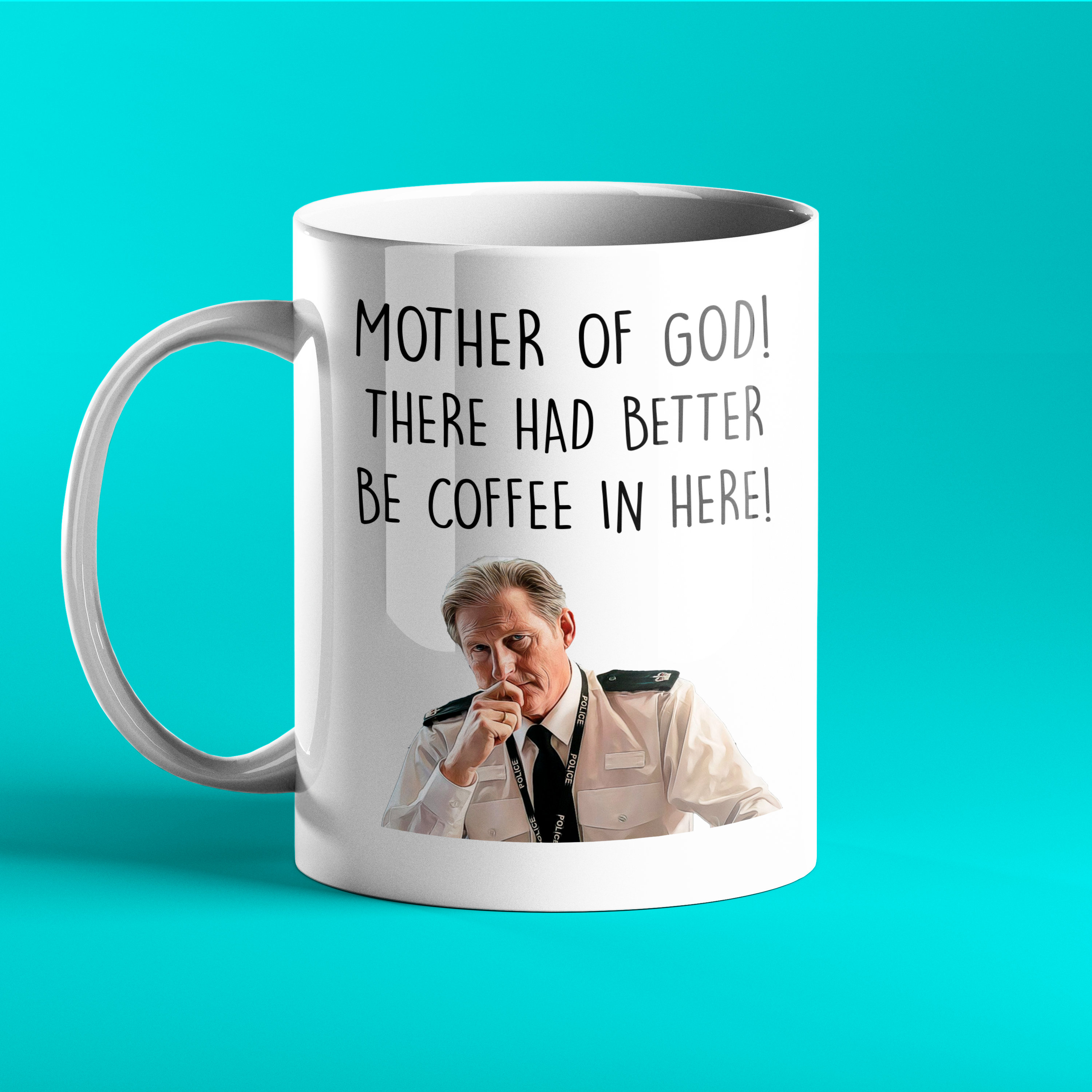 Personalised Line of Duty coffee mug for hot drinks