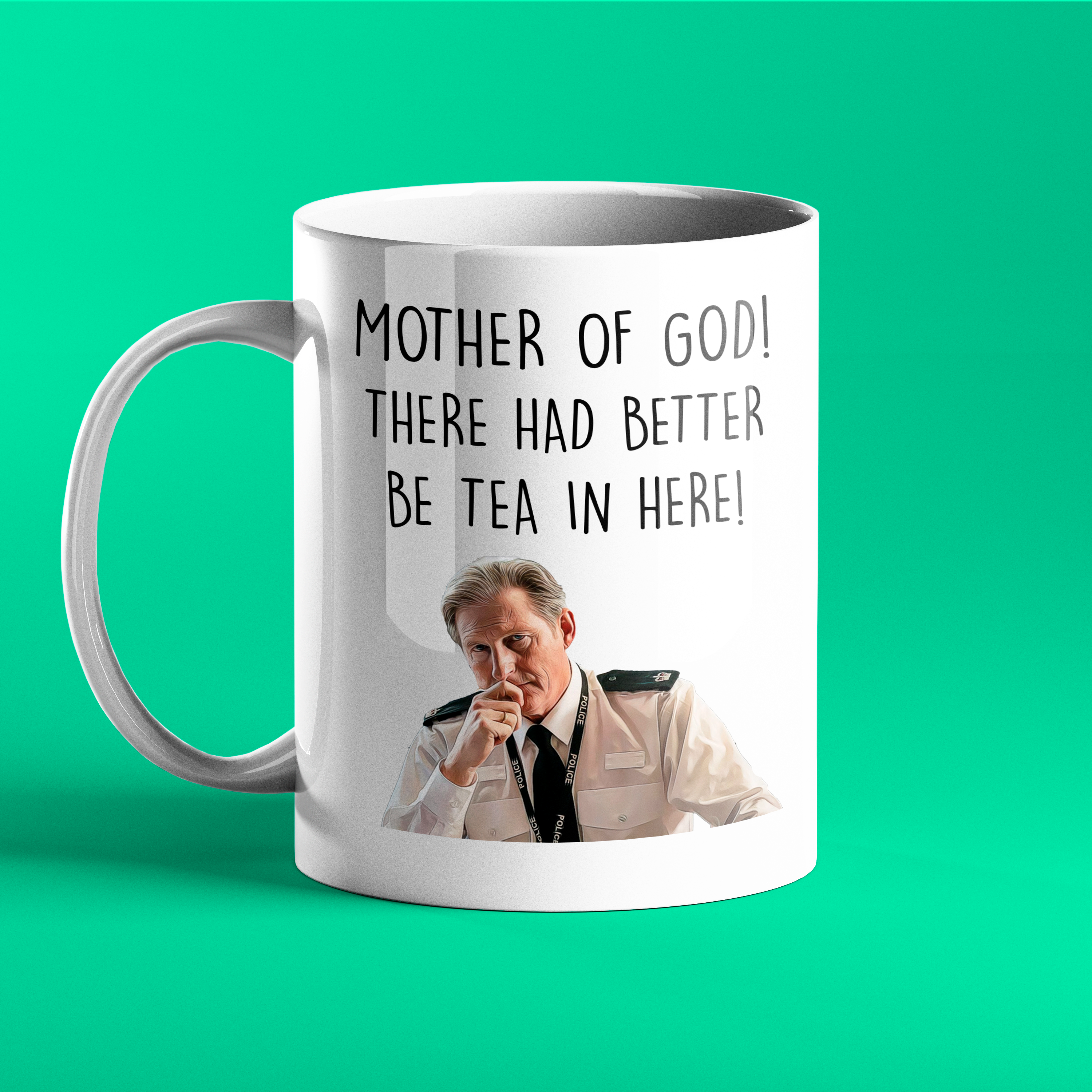 Personalised tea mug for Line of Duty fans