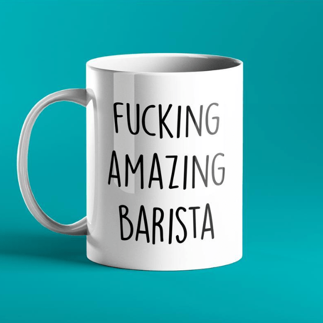 Fucking Amazing Barista Mug - Prickly Cards