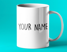 Load image into Gallery viewer, Name on personalised gift mug