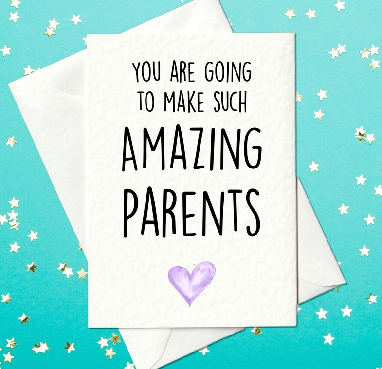 Amazing parents - positive adoption journey card