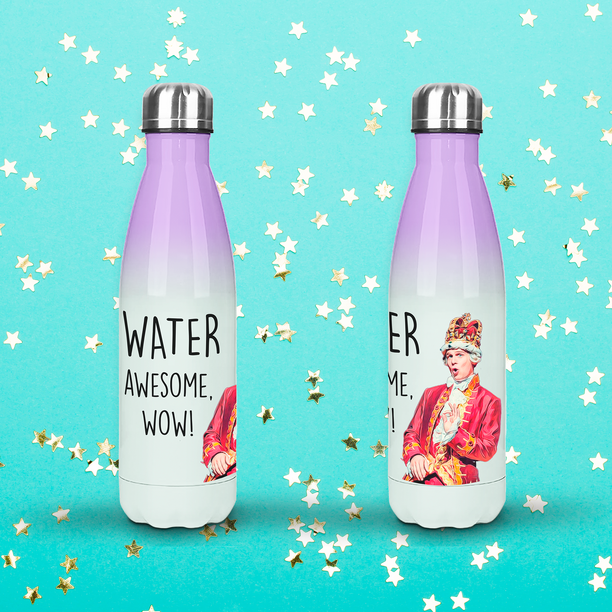 Hamilton The Musical Personalised water bottles - King George